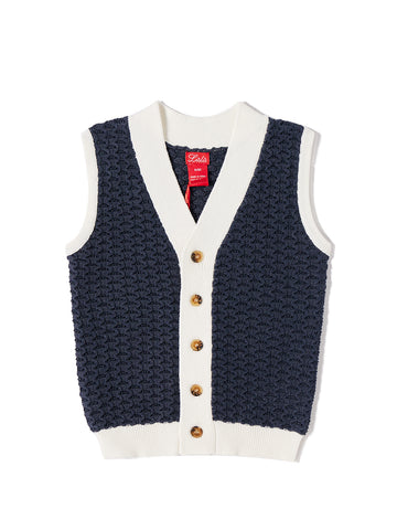 Raised Oval Design Vest