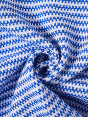 Uneven Stripe Short Sleeve Sweater