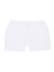 Button Shorts - White