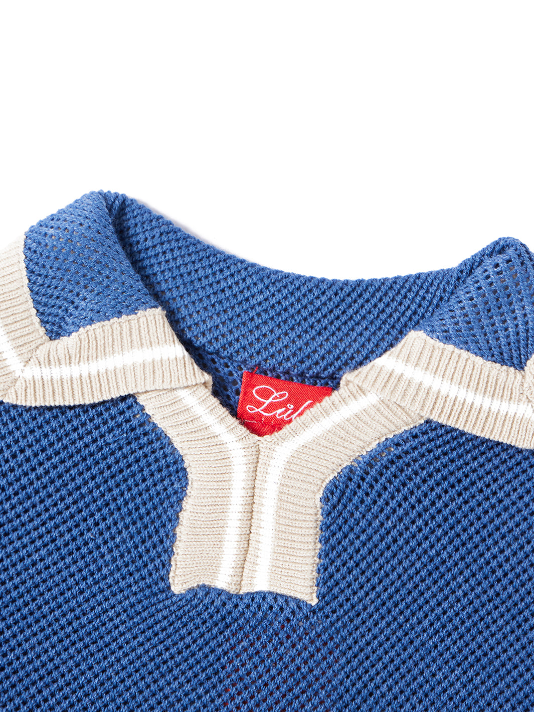 Stripe Combo Short Sleeve Sweater