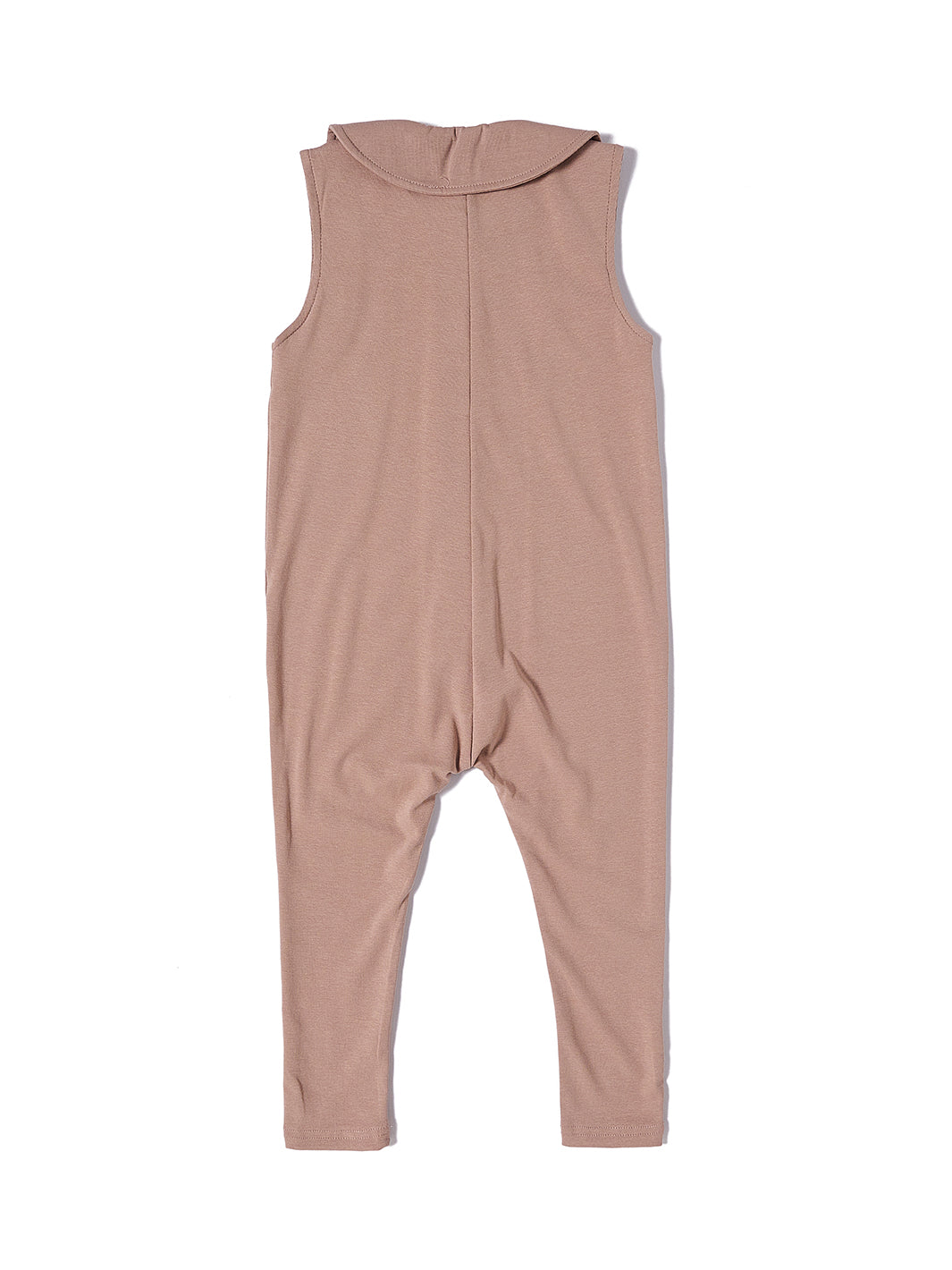 Baby Buttons Overall - Taupe
