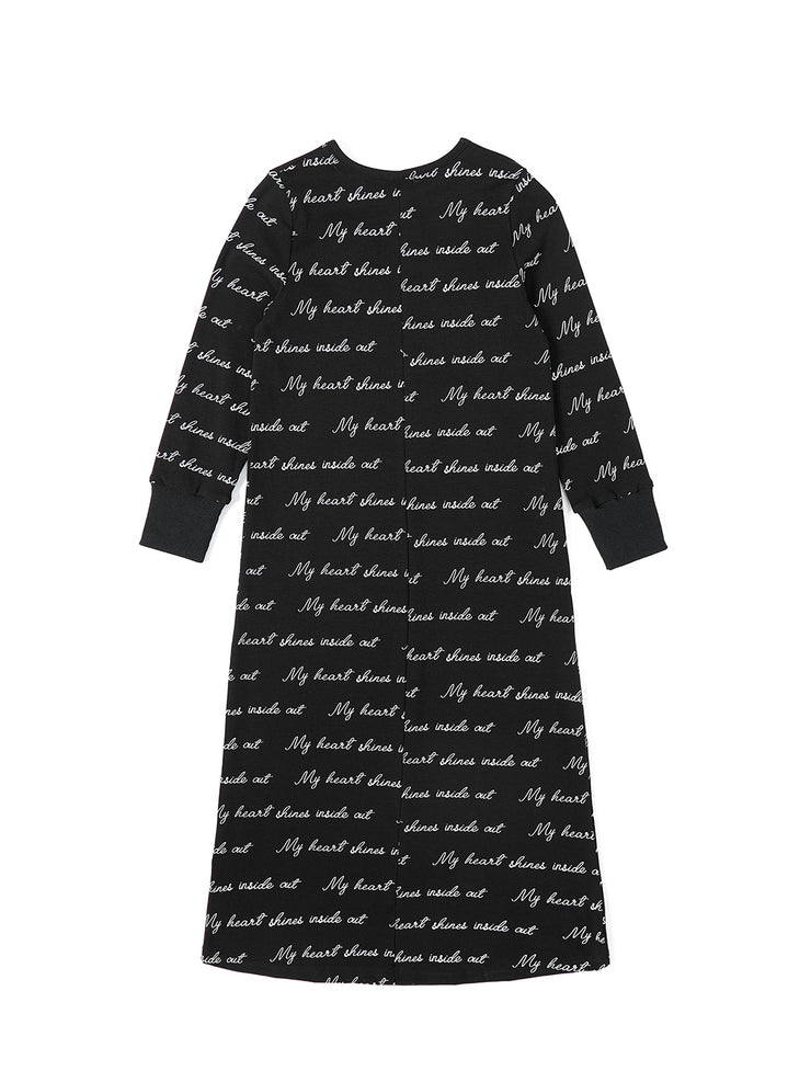 Scribble crochet heart Nightgown