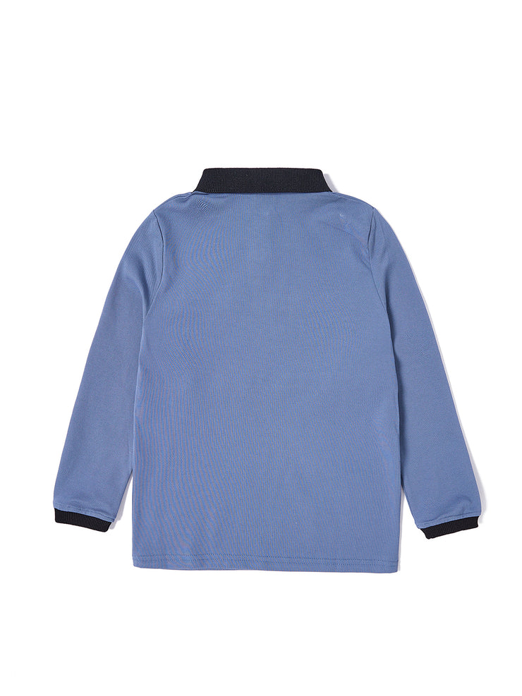 Center Combo Long Sleeve Polo