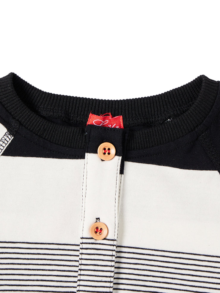 Striped Top - Black/White
