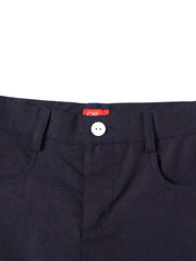 Linen Short Pants - Navy