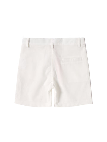 Linen Short Pants - Winter white