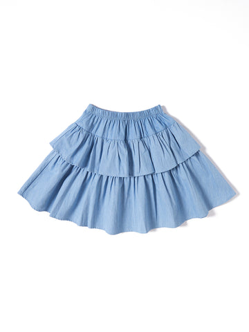 Ruffle Overlayer Skirt