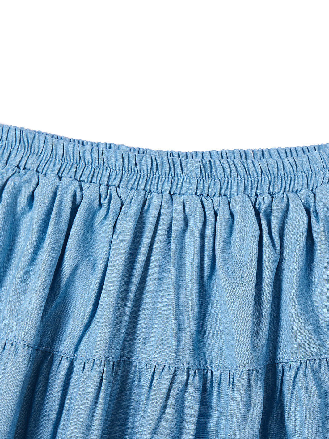 Tiered Skirt - Lt. Blue