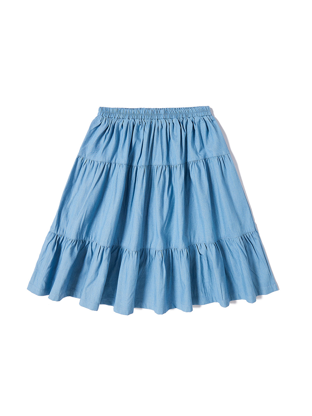 Tiered Skirt - Lt. Blue