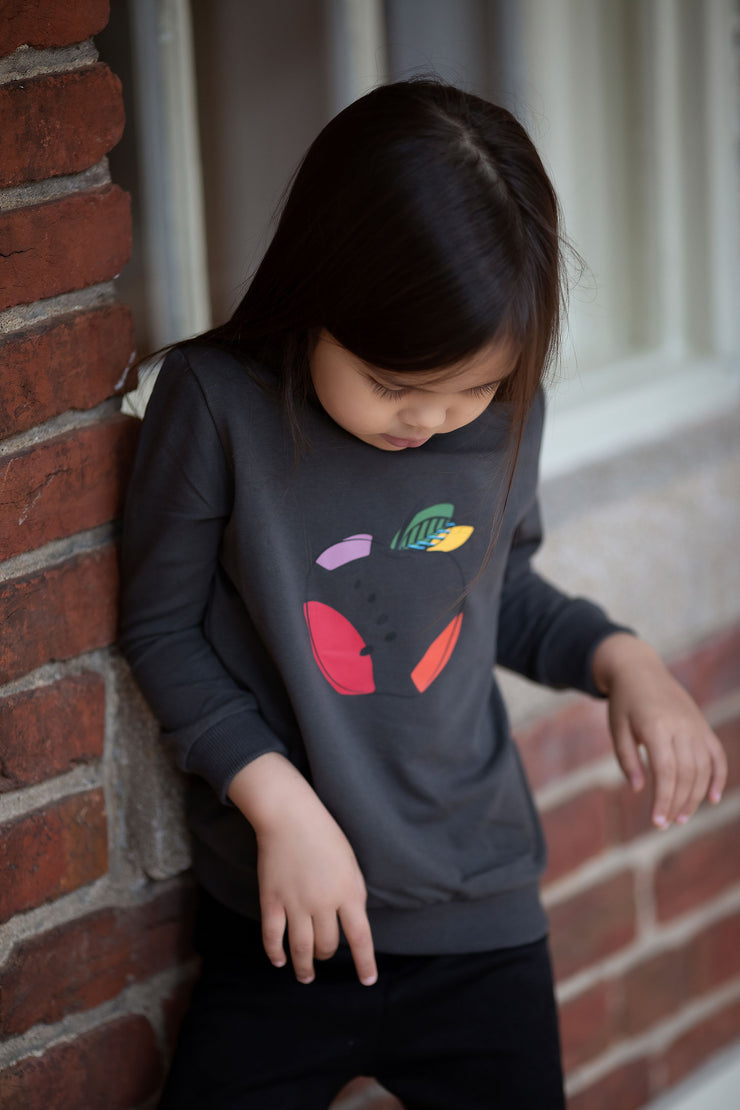 Front Printed Apple Top