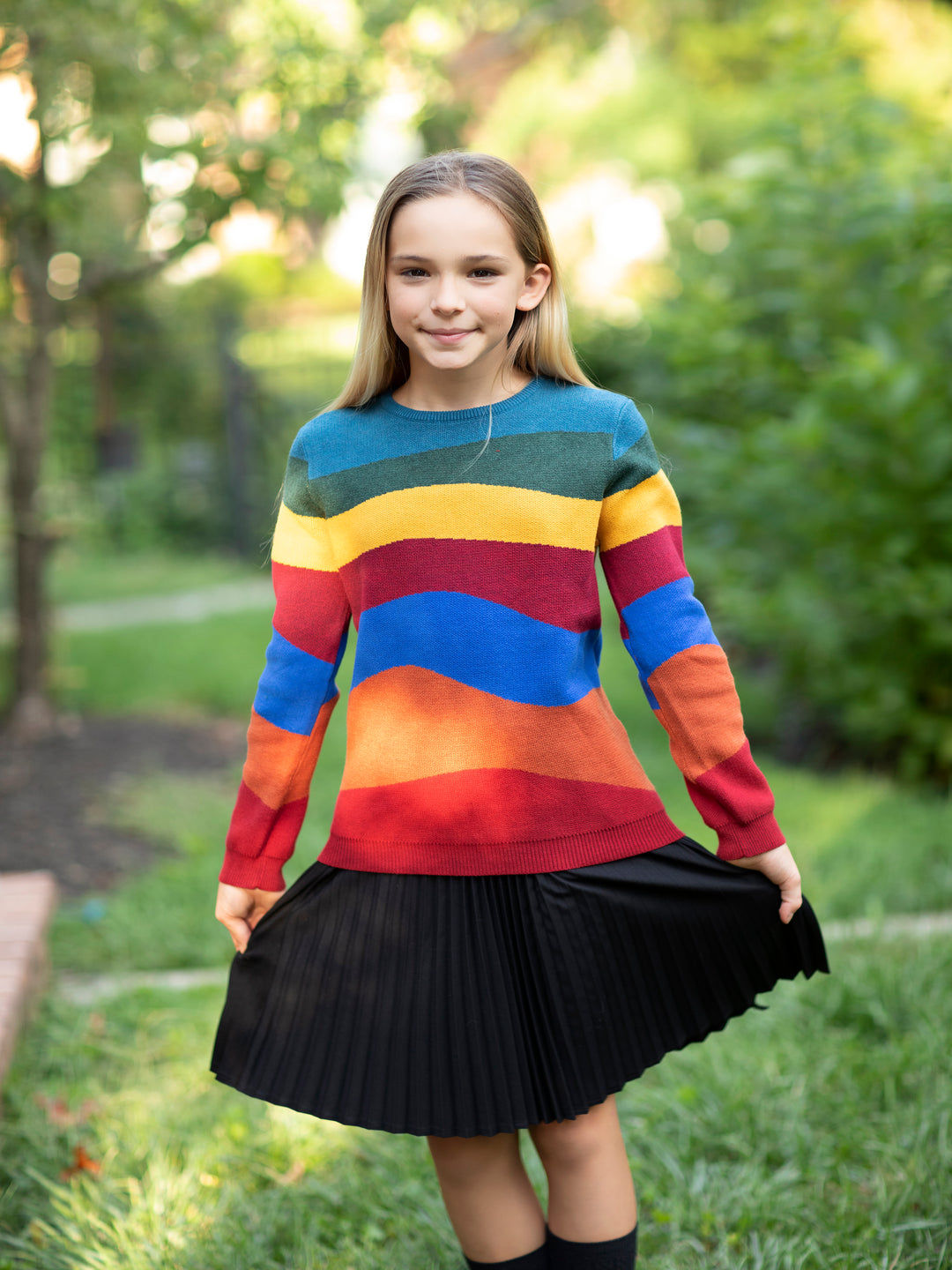 Colorful Shapes Sweater