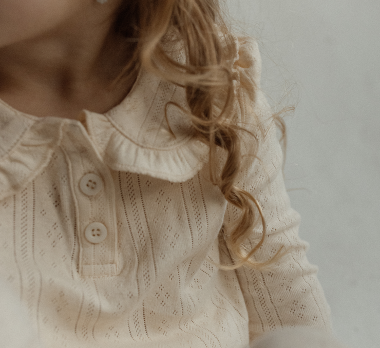 Girl Ruffle Collar Set