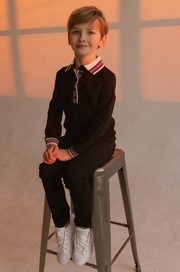 Stripe Collar Polo