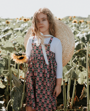 Busy Floral Jumper - Green/Pink