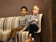 Swirl Design Sweater - Coffee