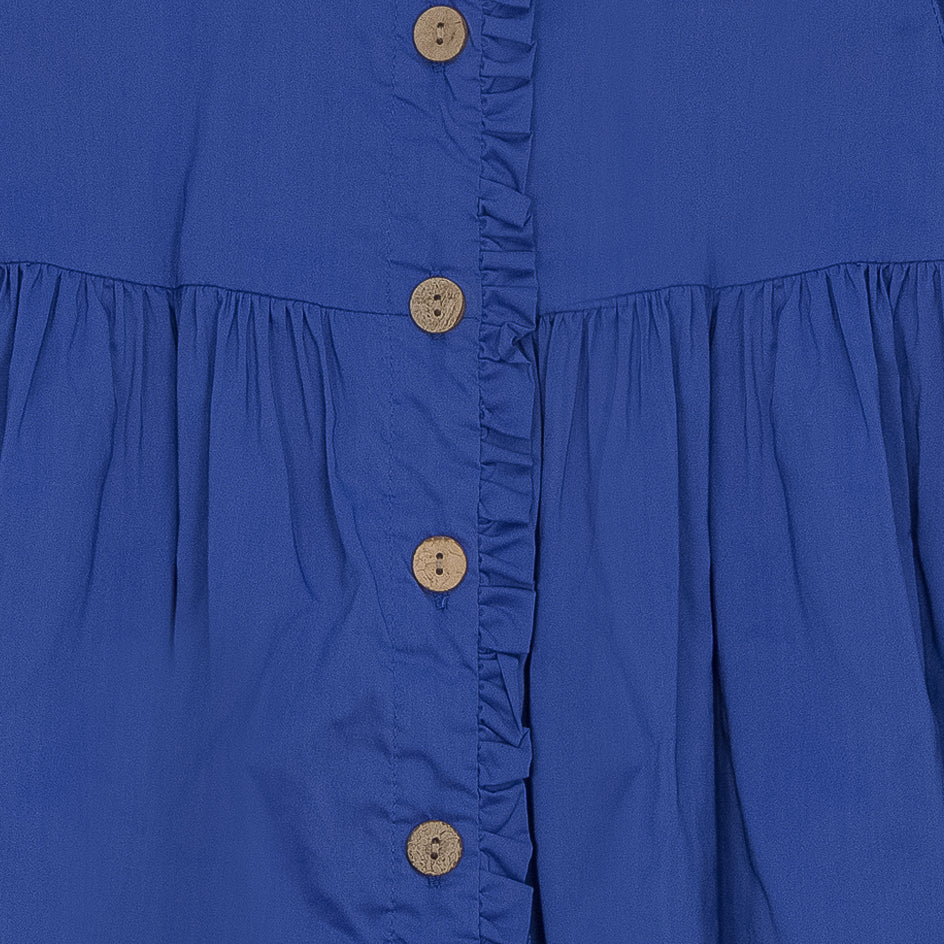 Ruffle Dress - Royal Blue