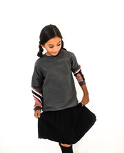 Velour Combo Top