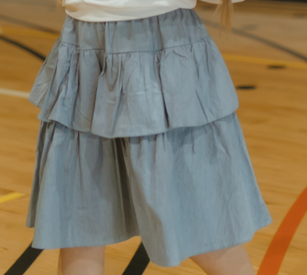 Ruffle Overlayer Skirt